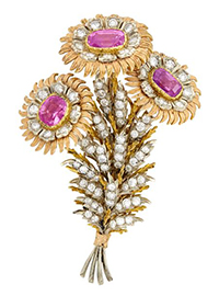 Rosoman jewelry, broach